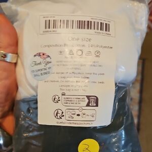 White and Black Cotton Blend Socks 12pr